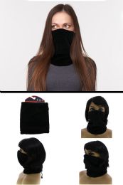 60 pieces One Size Fits Most Adjustable Fit Fleece NecK-Gaiter - Winter Scarves