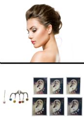 60 pieces Crystal Accent BehinD-ThE-Ear Single Post Earring Assorted - Earrings