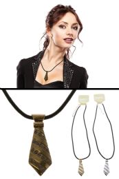 60 pieces Necktie Pendant Necklac - Necklace
