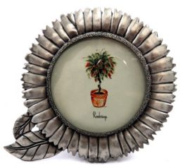 60 pieces Pewter Sunflower Picture Frame - Picture Frames