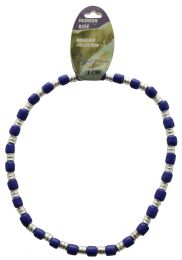 60 pieces Blue Bead StretcH-Fit Choker Necklace SilveR-Tone - Necklace