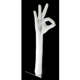 60 pieces Plaster Hand Shaped Jewelry Display - Jewelry Box