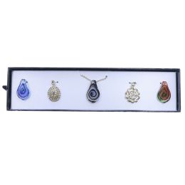 60 pieces Gift Boxed Necklace With Interchangeable Pendant - Necklace
