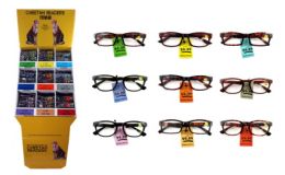 60 of Assorted Acrylic Reading Glasses Display Uni