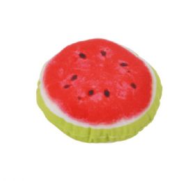 24 pieces 4.5" Watermelon Print Squeaky Plush Dog Toy - Pet Toys