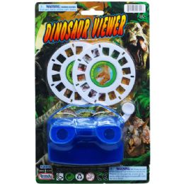 72 Pieces 3" Dinosaur Viewer W/ 2 Film Discs - Light Up Toys