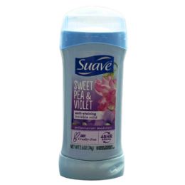 12 Pieces 2.6oz Suave Deodorat Stk Sweet Pea & Violet - Deodorant