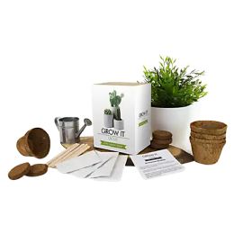 8 pieces Grow It Cactus - Garden Planters and Pots
