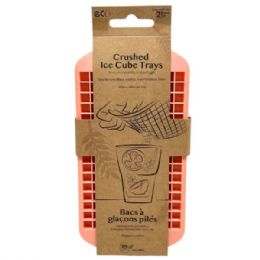 24 of Eco Set Of 2 Silicone Crushed Ice Cube Trays In Orange