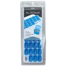 12 pieces North American Wellness 31 Day Pill Organizer In Blue - Pill Boxes and Accesories