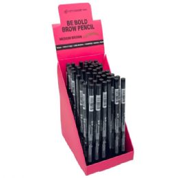 96 pieces Be Bold Medium Brown Brow Pencil In Countertop Display - Eye Shadow & Mascara