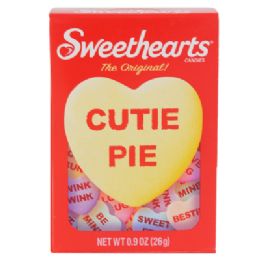 216 pieces Sweethearts 0.9 Oz Box In 36ct Display Tray - Food & Beverage