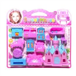 12 Pieces of Castle Set On Card