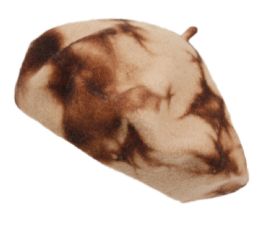 6 pieces of French Multi Color Wool Beret Hats Ww004-Mix Mix Khaki