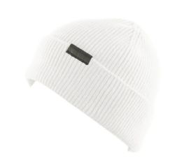 6 pieces Solid Color Cuffed Rib Knit Beanie White - Winter Beanie Hats