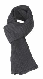 12 pieces of Men's Chunky Knitted Scarf Assorted
