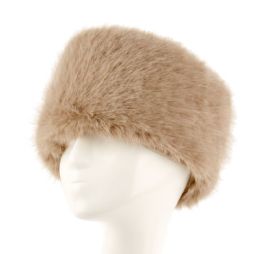 12 pieces Winter Soft Fur Headband Assorted - Fashion Winter Hats