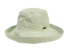 3 pieces Cotton Canvas Sun Cloche Hats Mint - Sun Hats