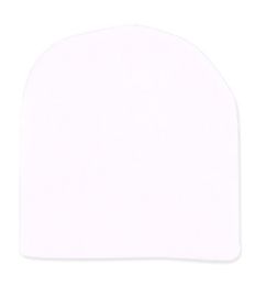 6 pieces 8" Short Solid Color Ski Beanie Hat White - Winter Beanie Hats