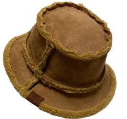 12 pieces Winter Warm Reversible Fur Bucket Hats Assorted - Bucket Hats