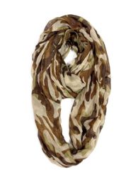 12 pieces of Camouflage Infinity Scarves Assorted