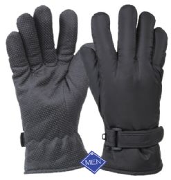 12 pieces Men's Waterproof Glove W/thermal Fleece Lining - Ski Gloves