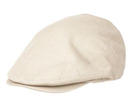 6 Wholesale Cotton Ivy Cap Beige