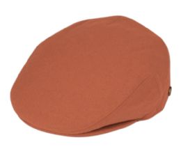 6 Wholesale Solid Color Wool Blend Ivy Caps Iv1581 Assorted Rust