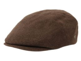 6 Wholesale Slim Fit Wool Ivy Caps Assorted Brown