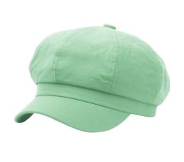 6 Wholesale Cotton Solid Color Greek Fisherman Hats Mint