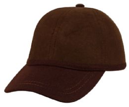 3 pieces of Wool Felt Plain Baseball Caps