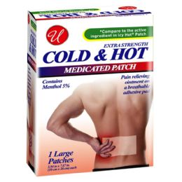 48 Pieces 1ct Pain Relief Cold&hot Large Patch - Pain and Allergy Relief