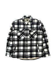 12 Pieces Mens Shirt Jacket With Sherpa Lining In Black Assorted Sizes S-2xl - Men's Winter Jackets