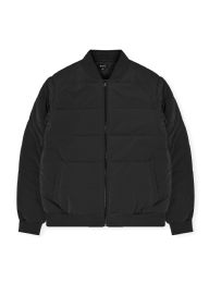 24 Pieces Mens ZiP-Up Puffer Bomber Jacket Assorted Sizes S-Xl Black - Men's Winter Jackets