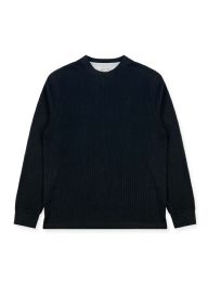 24 Pieces Mens Thermal Top Crew Neck In Black Assorted Sizes S-2xl - Mens Thermals