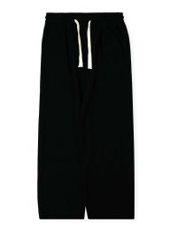 24 Pieces Womens Wide Leg Knit Pants Assorted Sizes S/m And L/xl In Black - Womens Pants