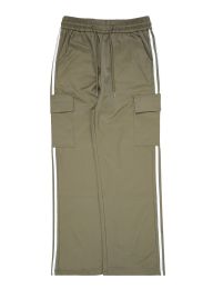 24 Pieces Womens Wide Leg Cargo Pants Sizes S-Xl In Khaki - Womens Pants