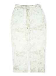 24 Pieces Womens Acid Wash Sweatpants Assorted Sizes S/m And L/xl In White - Womens Pants