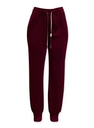 24 Pieces Ladies Flare Pants Assorted Sizes S/m And L/xl In Burgundy - Womens Pants