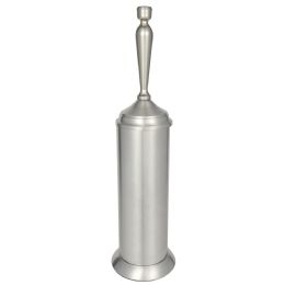 6 pieces Empire Brushed Stainless Steel Toilet Bowl Brush And Holder, Silver - Toilet Brush