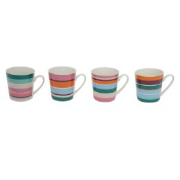 24 of Striped Ceramic Mug, Assorted Colors