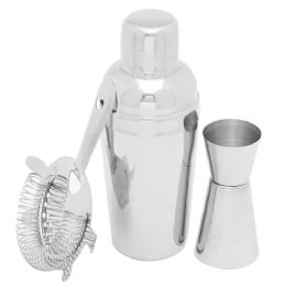 12 pieces of 3 Piece Stainless Steel Cocktail Shaker Set