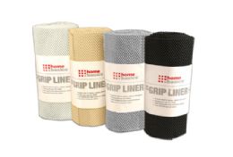 12 Pieces of NoN-Adhesive  12-inch X 240-inch  Rubber Shelf Grip Liner