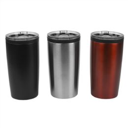 12 pieces 20 Oz. Stainless Steel Travel Mug With NoN-Slip Base - Drinking Water Bottle