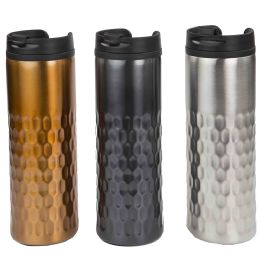 12 pieces Hammered Stainless Steel 13.5 Oz. Travel Mug - Drinking Water Bottle