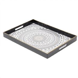 6 pieces 13" X 17" Medallion Serving Tray - Serving Trays