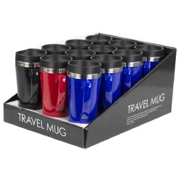 12 pieces Stainless Steel Travel Mug With Handle - Drinking Water Bottle