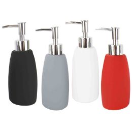24 pieces Rubberized Ceramic Cylinder Soap Dispenser - Soap Dishes & Soap Dispensers