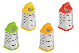 24 pieces 6 Sided Stainless Steel Cheese Grater - Kitchen Utensils