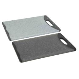 24 pieces Double Sided 10-inch X 14.5-inch Granite Plastic Cutting Board - Cutting Boards